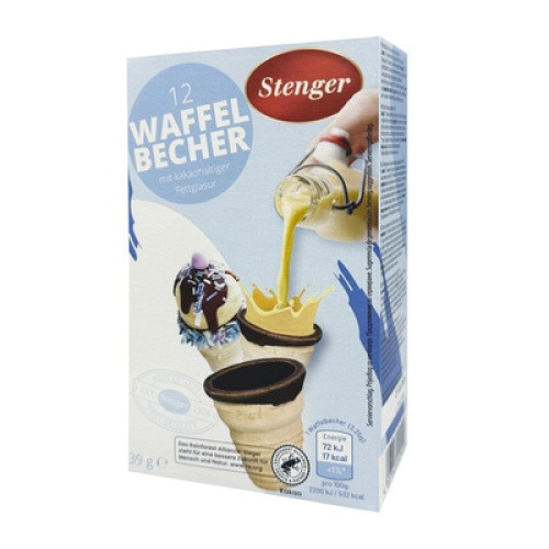 Stenger Knusper-Waffelbecher 12St Stenger Knusper-Waffelbecher 12St
