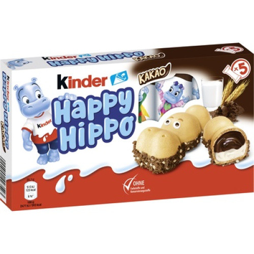 Kinder Happy Hippo Cacao 103G Kinder Happy Hippo Cacao 103G