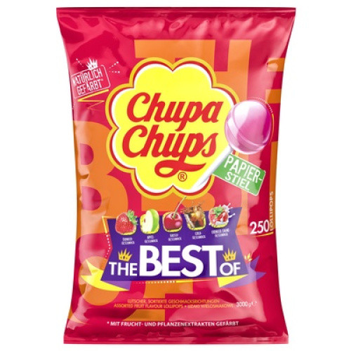 Chupa Chups ´BEST OF´ 250St Chupa Chups ´BEST OF´ 250St