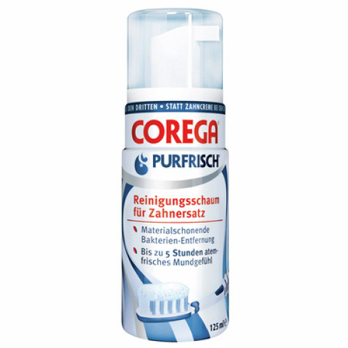 Corega Purfrisch Reinigungsschaum 125ml Corega Purfrisch Reinigungsschaum 125ml