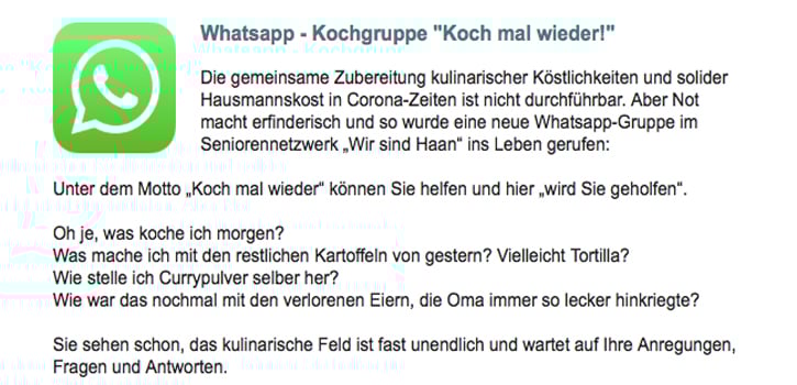 Die Pandemie macht kreativ