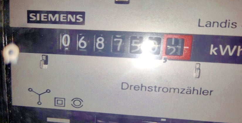 Endzählerstand am Tag der Schlüsselübergabe Endzählerstand am Tag der Schlüsselübergabe