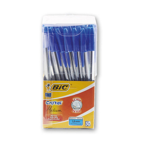 Kugelschreiber Cristal blau 50ST Kugelschreiber Cristal blau 50ST