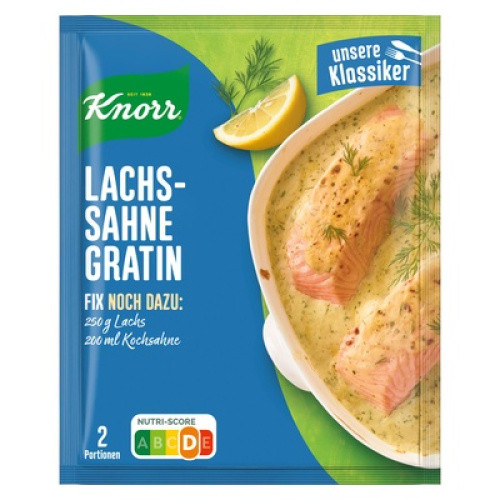 Fix für Lachs-Sahne Gratin 28 g Fix für Lachs-Sahne Gratin 28 g