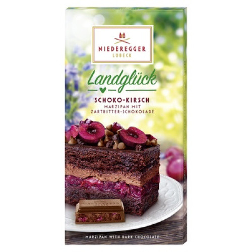 Niederegger Marzipan Tafel Schoko Kirsch ´Landglueck´ 110 g Niederegger Marzipan Tafel Schoko Kirsch ´Landglueck´ 110 g