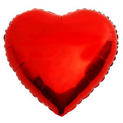 Herzballon rot glänzend Herzballon rot glänzend