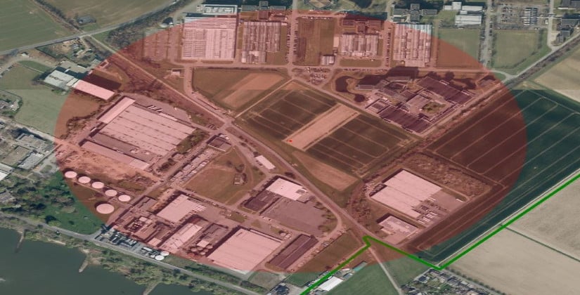 Fa. Röhll auf dem Bayer Campus betroffen