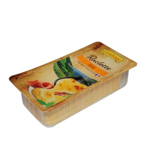 Französischer Raclettekäse in Scheiben 48% frisch 400g Französischer Raclettekäse in Scheiben 48% frisch 400g