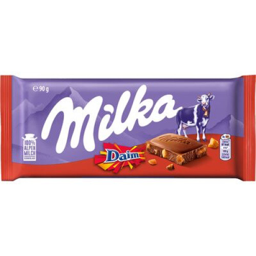 Milka und Daim Tafel 90g Milka und Daim Tafel 90g
