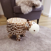 Deko-Hocker Giraffe mit 4 Beinen 44x28x28cm Deko-Hocker Giraffe mit 4 Beinen 44x28x28cm
