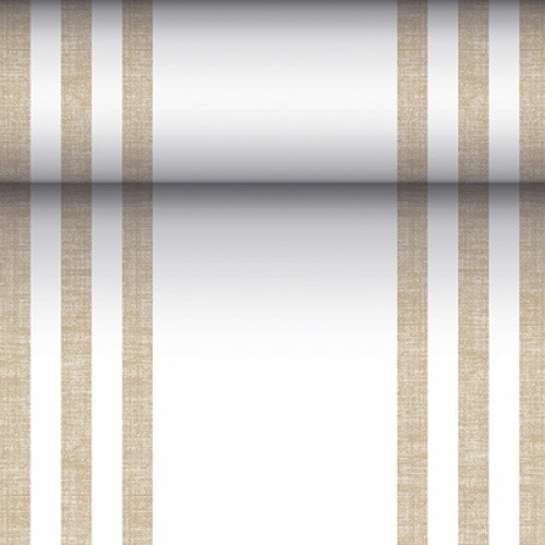 Tischläufer stoffähnlich 0,4 x 24 m Royal Collection Sand ´Lines´ 4St Tischläufer stoffähnlich 0,4 x 24 m Royal Collection Sand ´Lines´ 4St