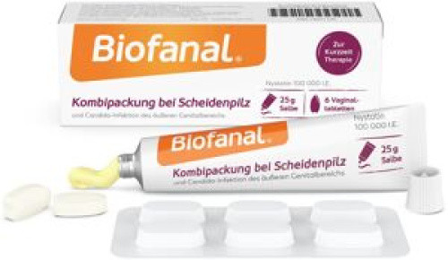 Biofanal Kombipackung b. Scheidenpilz Vagtab+Salbe Biofanal Kombipackung b. Scheidenpilz Vagtab+Salbe