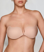 Tief ausgeschnittener Klebe-BH  - Beige Tief ausgeschnittener Klebe-BH  - Beige