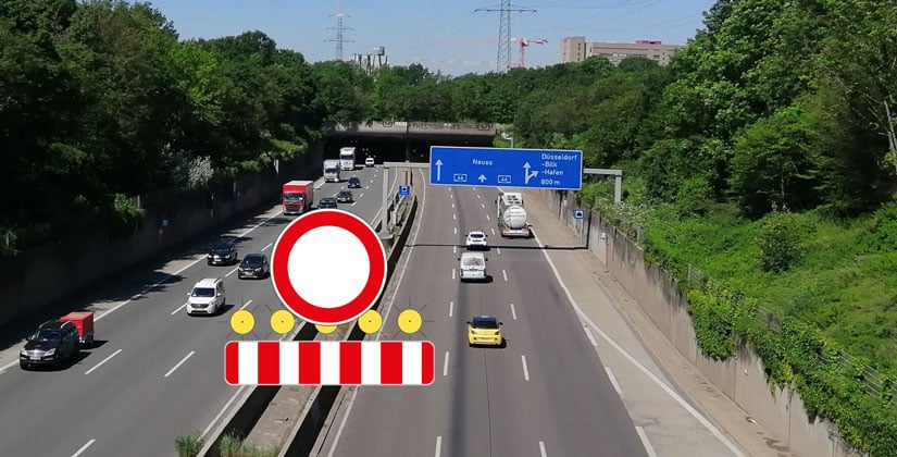 Längerer Fahrzeiten in Kauf nehmen