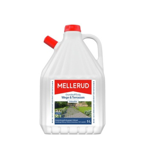 Der anwendungsfertige MELLERUD Grundstoff Essig Wege & Terrassen Unkrautfrei beseitigt zuverlässig u Der anwendungsfertige MELLERUD Grundstoff Essig Wege & Terrassen Unkrautfrei beseitigt zuverlässig u