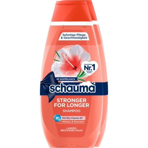 SCHAUMA Shampoo Stronger for Longer 2x400ml SCHAUMA Shampoo Stronger for Longer 2x400ml