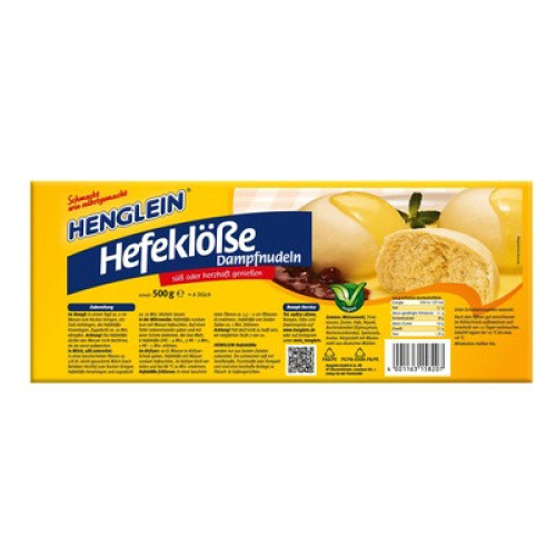 Henglein Dampfnudeln frisch 500g Henglein Dampfnudeln frisch 500g