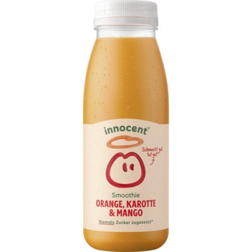 Orange, Karotte & Mango Smoothie frisch 250ml Orange, Karotte & Mango Smoothie frisch 250ml