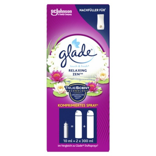 Glade Touch & Fresh Minispray Nachfüller Relaxing Zen 10ml Glade Touch & Fresh Minispray Nachfüller Relaxing Zen 10ml
