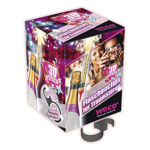 Flaschenclips für Traumsterne 30ST Flaschenclips für Traumsterne 30ST