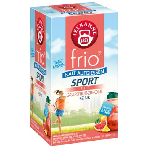 Teekanne frio Sport Fit Kräuter Heidelbeere 18x2,5g Teekanne frio Sport Fit Kräuter Heidelbeere 18x2,5g