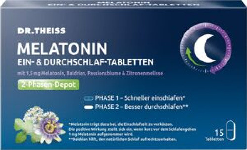 Dr.Theiss Melatonin Ein- & Durchschlaf-Tabletten Dr.Theiss Melatonin Ein- & Durchschlaf-Tabletten