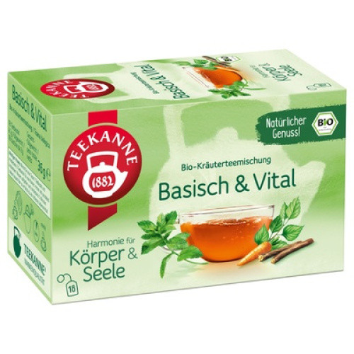 Bio Basisch & Vital Teekanne 18x2g Bio Basisch & Vital Teekanne 18x2g