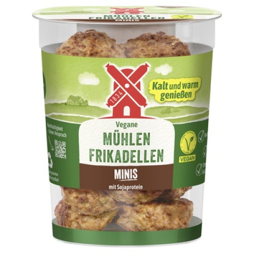 Vegane Mühlen Frikadellen Minis gegart frisch 165g Vegane Mühlen Frikadellen Minis gegart frisch 165g