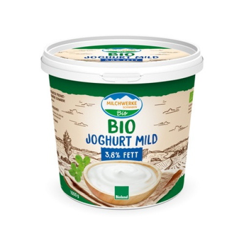 Bio Joghurt Natur 3,8% mild frisch 1kg Bio Joghurt Natur 3,8% mild frisch 1kg