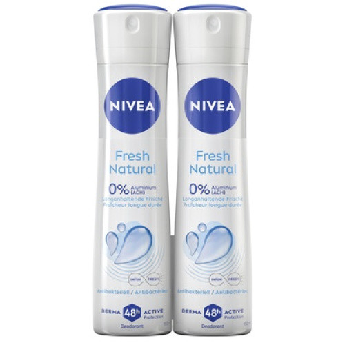 Nivea Deospray Fresh Natural 2x150ml Nivea Deospray Fresh Natural 2x150ml
