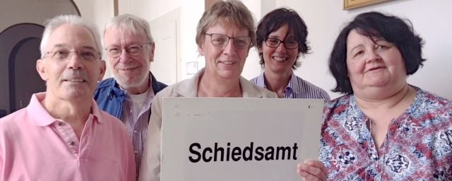 Das sind die ehrenamtlichen Schiedpersonen in Haan Das sind die ehrenamtlichen Schiedpersonen in Haan