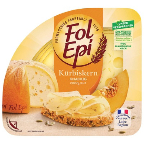Fol Epi Bistroscheiben Kürbiskern 49% frisch 130g Fol Epi Bistroscheiben Kürbiskern 49% frisch 130g