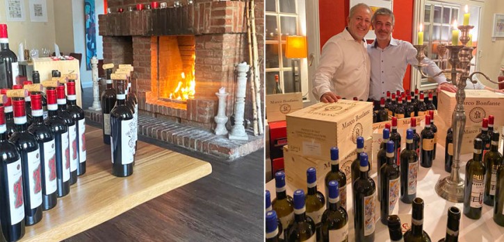 Winzer aus Piemont und ein 6-Gänge-Menü versprühten mediterranes Flair am Herbst-Abend