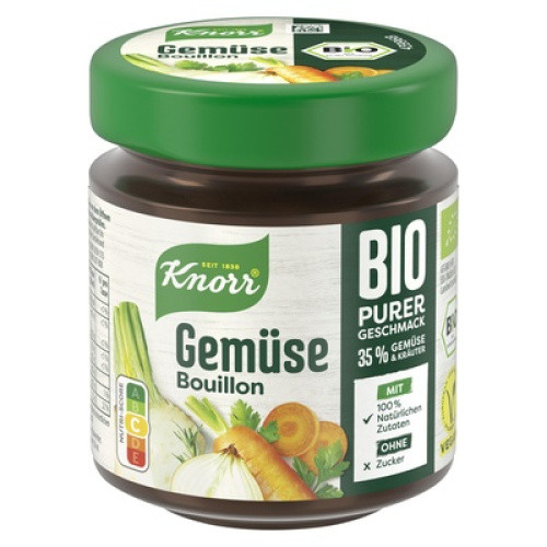 Knorr Bio Gemüse-Bouillon 100g (erg. 5,5l) Knorr Bio Gemüse-Bouillon 100g (erg. 5,5l)