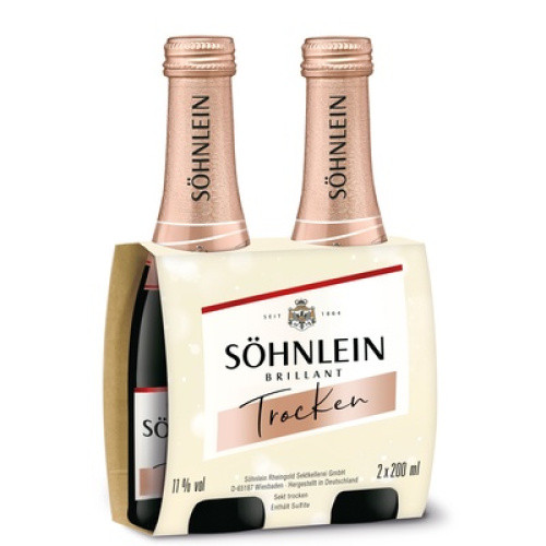 Söhnlein Brillant trocken 2x0,2L Söhnlein Brillant trocken 2x0,2L