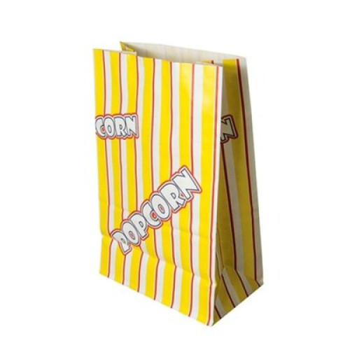 Popcorn-Tüten 2,5l 22x14x8cm 100St Popcorn-Tüten 2,5l 22x14x8cm 100St