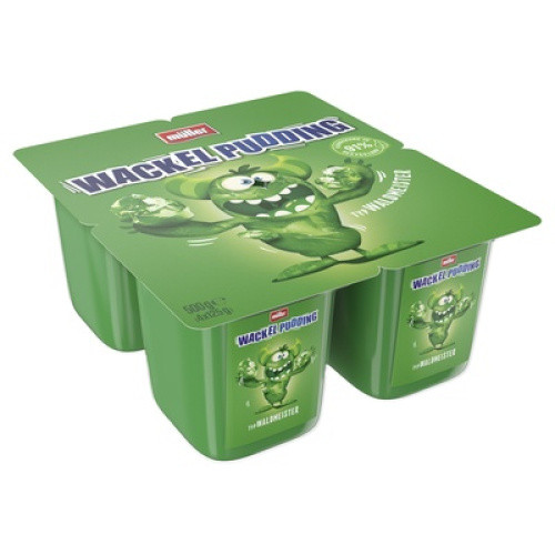 Müller Wackelpudding Waldmeister frisch 4x125g Müller Wackelpudding Waldmeister frisch 4x125g