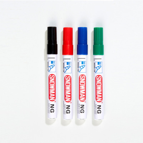 Markierstift, farbig sortiert 4St Markierstift, farbig sortiert 4St