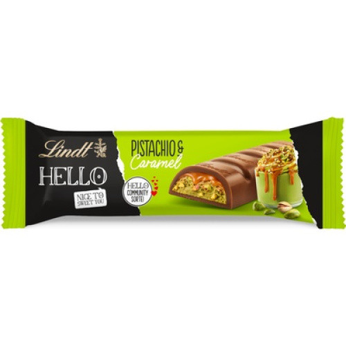 Hello Pistachio Caramel Riegel 40g Hello Pistachio Caramel Riegel 40g