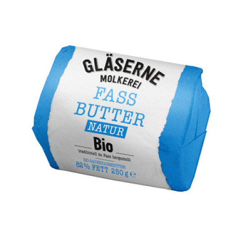 Bio Fassbutter natur frisch 250g Bio Fassbutter natur frisch 250g