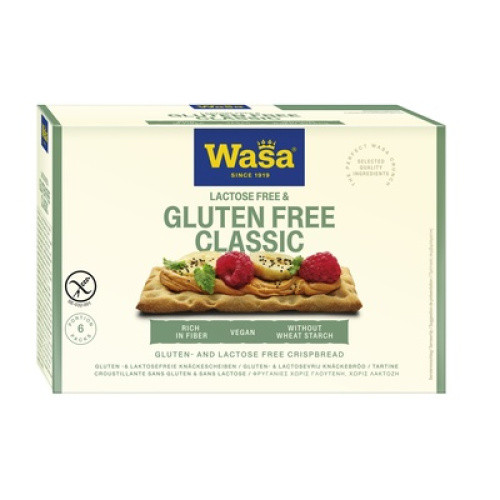 Wasa Gluten+Lactosefreie Knäckebrot Classic frisch 240g Wasa Gluten+Lactosefreie Knäckebrot Classic frisch 240g