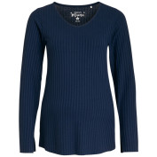 Damen Umstands-Loungeshirt in Ripp-Optik DUNKELBLAU Damen Umstands-Loungeshirt in Ripp-Optik DUNKELBLAU