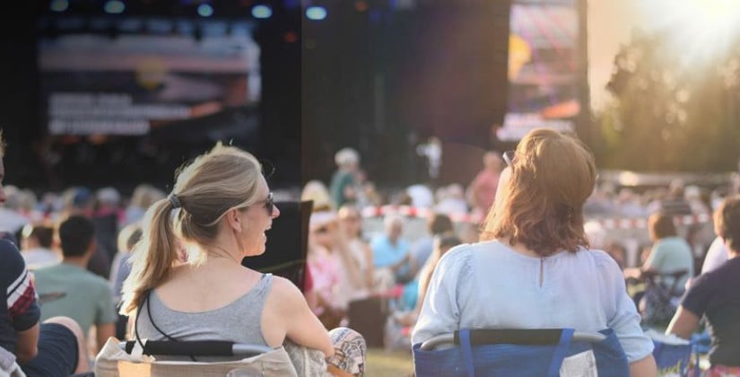 Musik, Picknick und große Namen