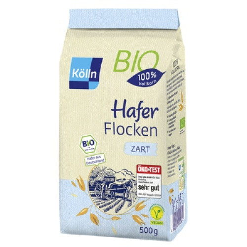Kölln Bio Haferflocken zart 500g Kölln Bio Haferflocken zart 500g