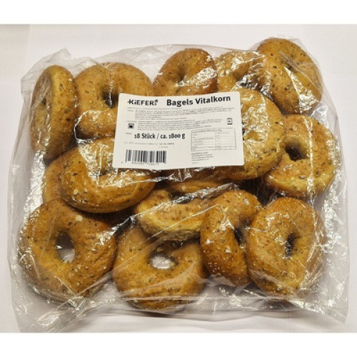 Bagel Vitalkorn gebacken TK 18x100g Bagel Vitalkorn gebacken TK 18x100g