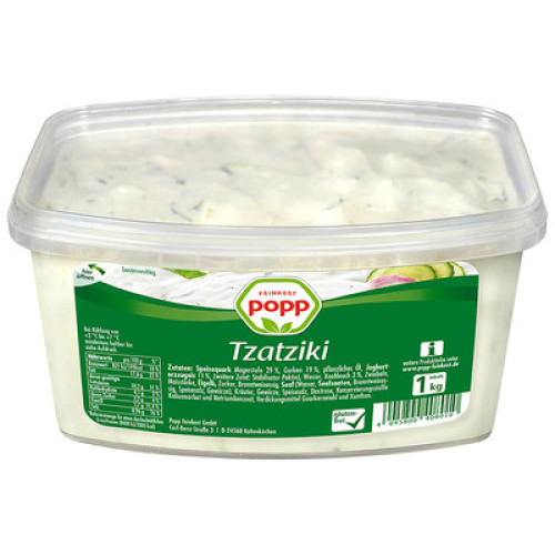 Tzaziki frisch 1kg Tzaziki frisch 1kg