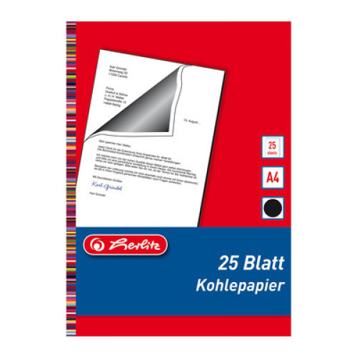 Kohlepapier A4 25Bl 25Blatt Kohlepapier A4 25Bl 25Blatt