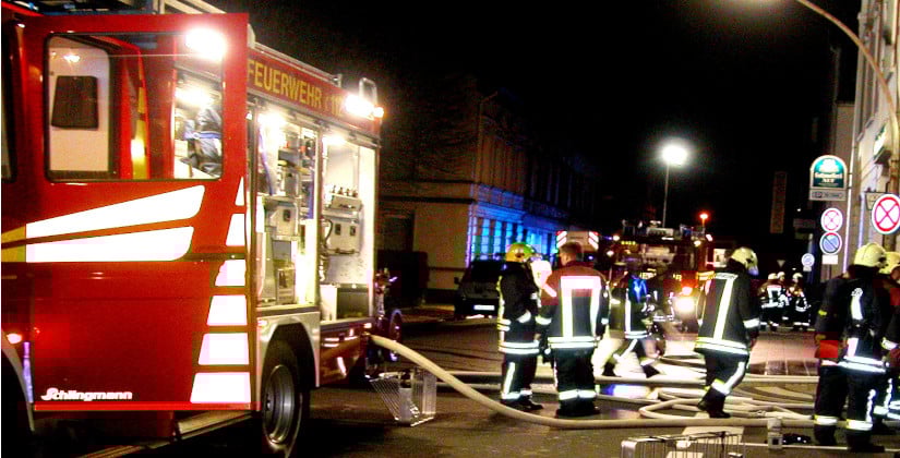 Feuer in der Charlottenburger Straße
