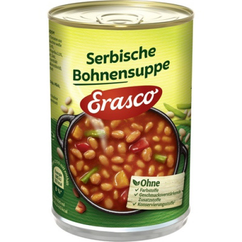 Erasco Serbischer Bohnen Eintopf 400g Erasco Serbischer Bohnen Eintopf 400g