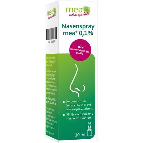 Nasenspray mea 0,1 % ohne Konservierungsstoffe Nasenspray mea 0,1 % ohne Konservierungsstoffe